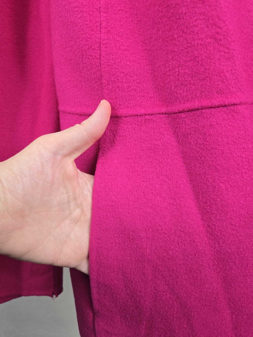 Talbots Hot Pink Wool Blend Ruffle Collar Jacket 22W Plus Size - Picture 7 of 13